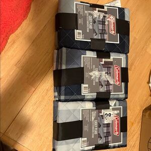 Coleman Quilted Standard Sham 20x26 inch- Gregory Plaid
Blue and White set of 3